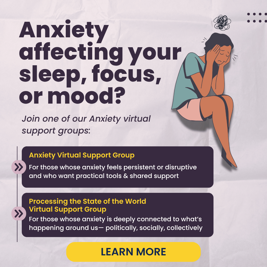 anxiety groups april 2026 newsletter