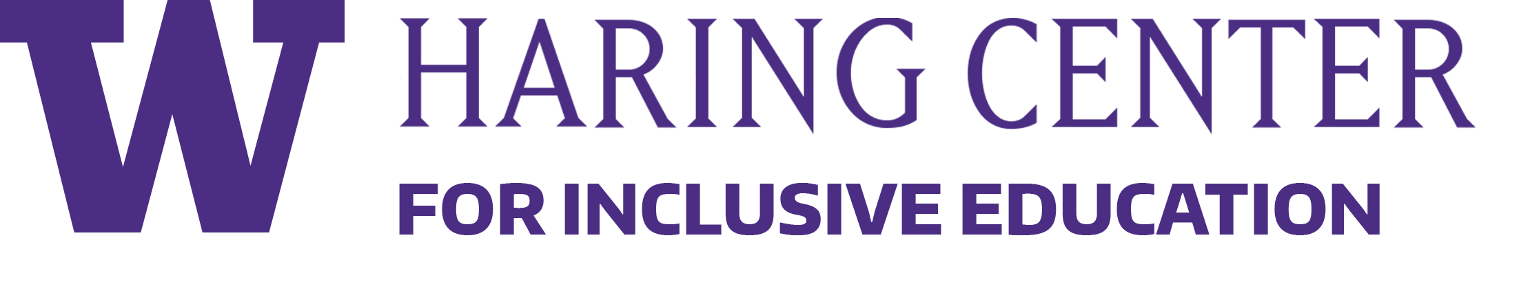 UW Haring Center logo